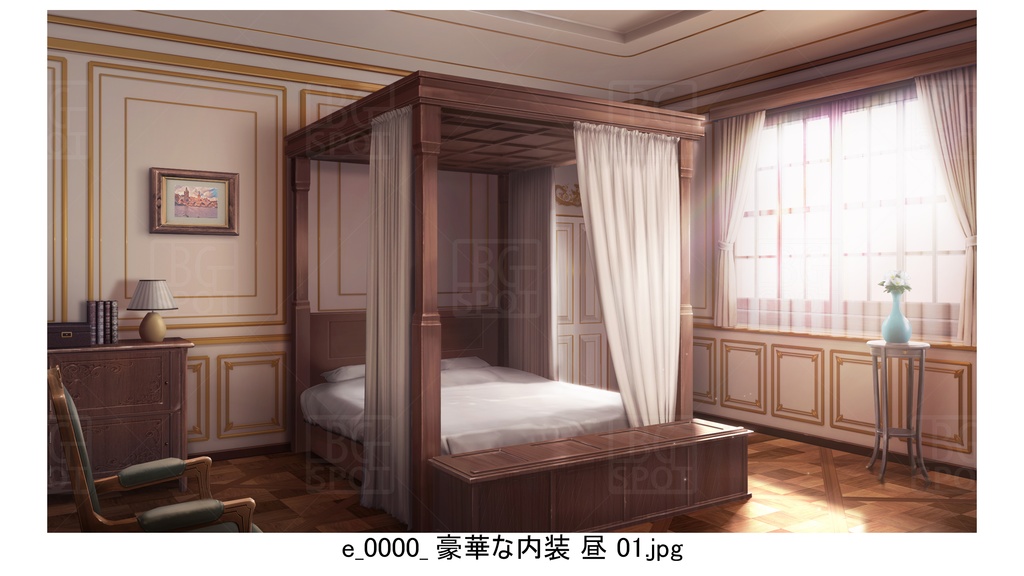 e豪華な内装_BGぼろい宿と外観_多様な部屋_ver2.0