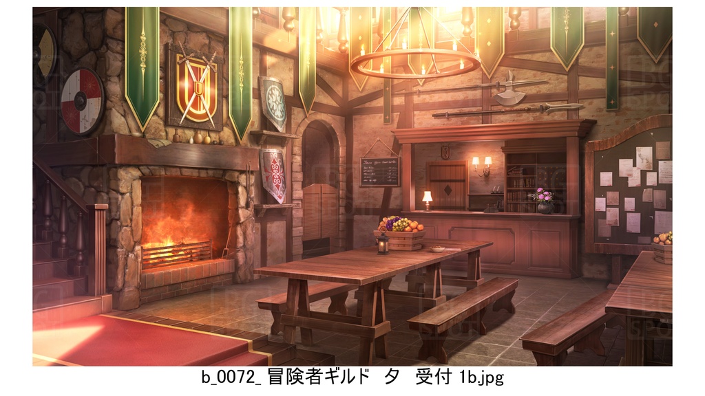 冒険者ギルド編(緑)_BG_豚の丸焼きが出る酒場ver2.0