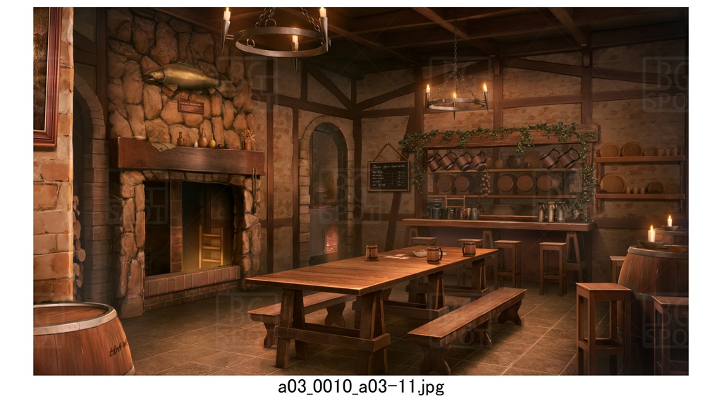 酒場隠し扉_BG_豚の丸焼きが出る酒場ver2.0