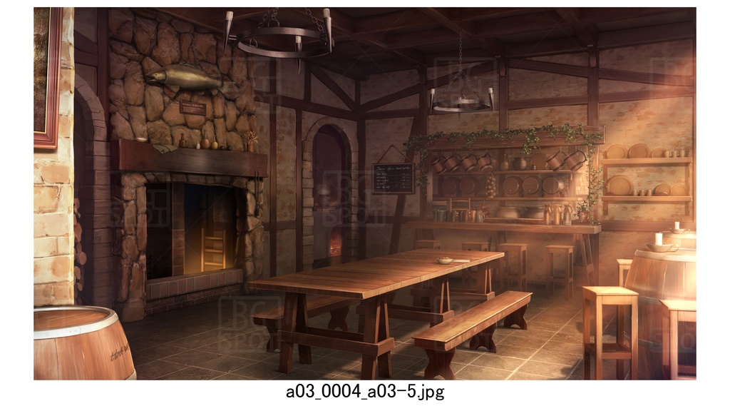 酒場隠し扉_BG_豚の丸焼きが出る酒場ver2.0