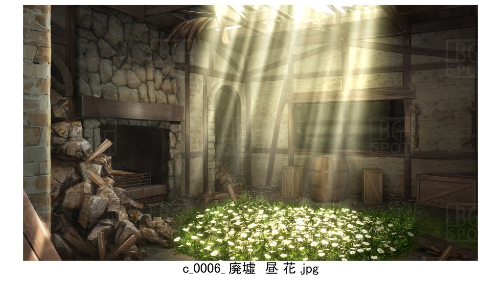 c01廃墟_BG_豚の丸焼きが出る酒場ver2.0