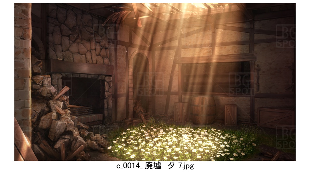 c01廃墟_BG_豚の丸焼きが出る酒場ver2.0