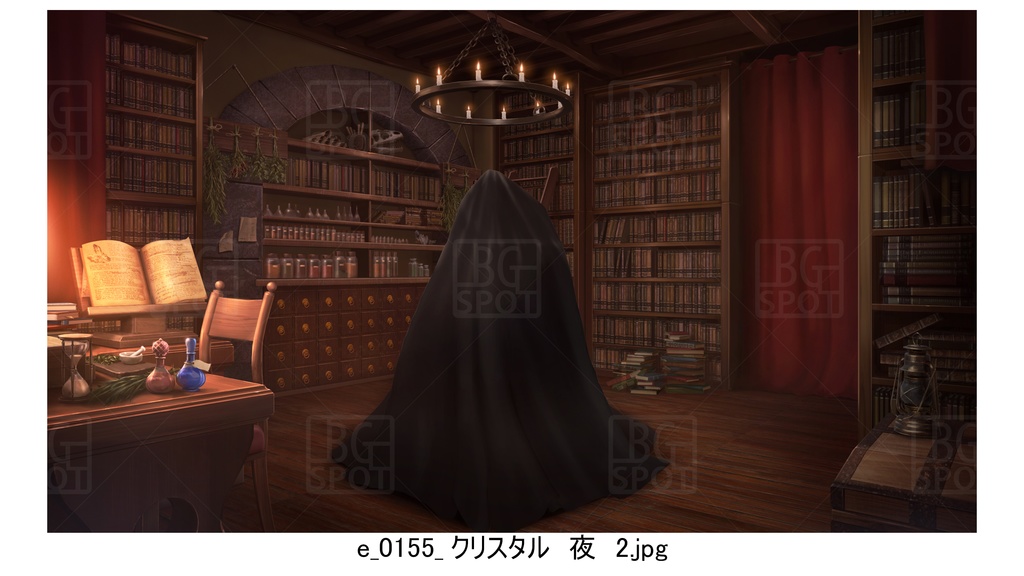 eクリスタル_BG_12魔法使いの部屋