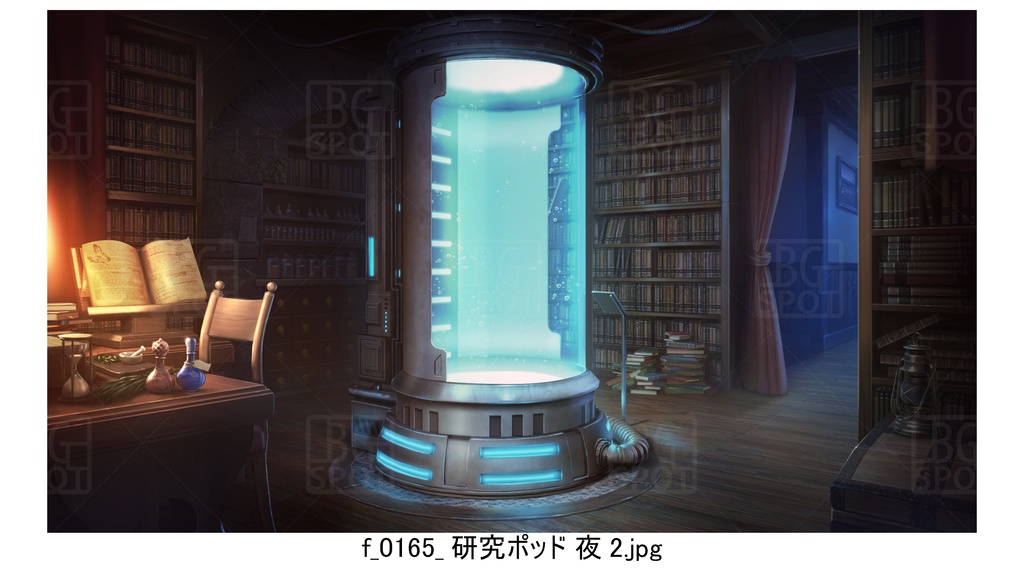f研究ポッド_BG_12魔法使いの部屋