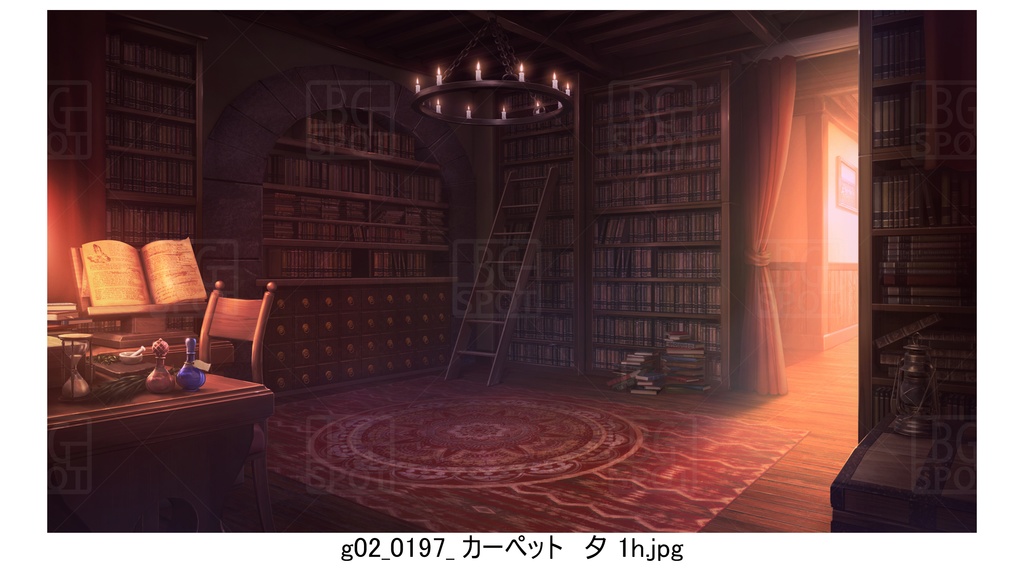 gカーペット_BG_12魔法使いの部屋