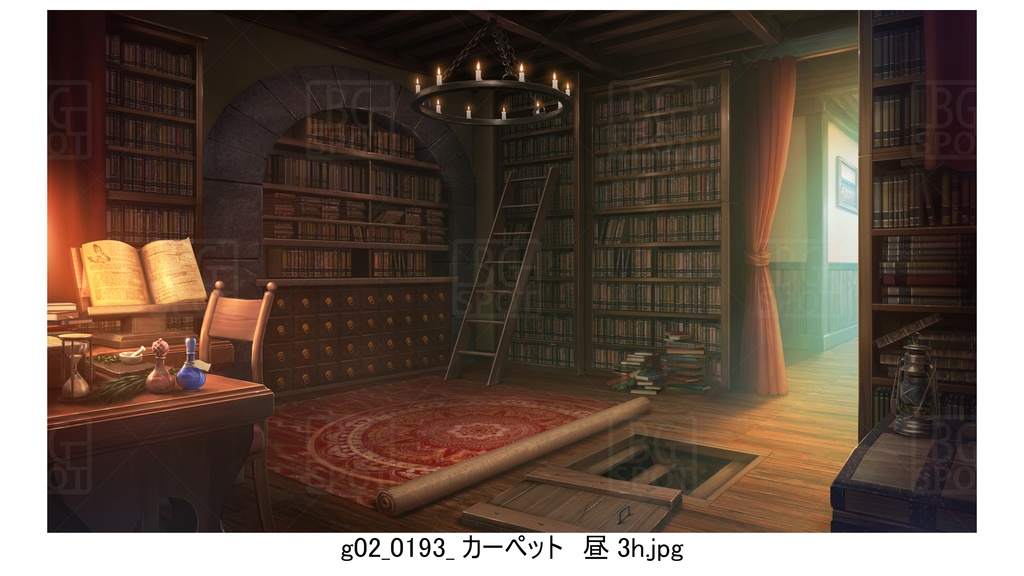 gカーペット_BG_12魔法使いの部屋