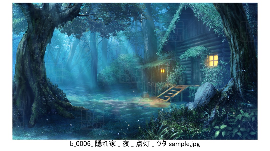 BG_ログハウス_ver1.5_賢者の隠れ家_ツタ_通常