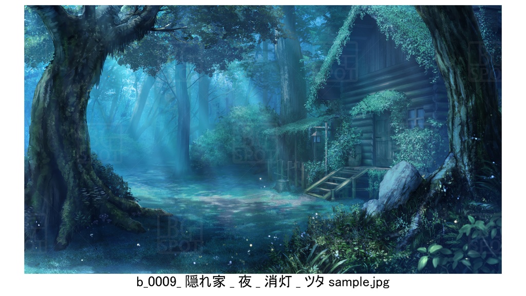 BG_ログハウス_ver1.5_賢者の隠れ家_ツタ_通常