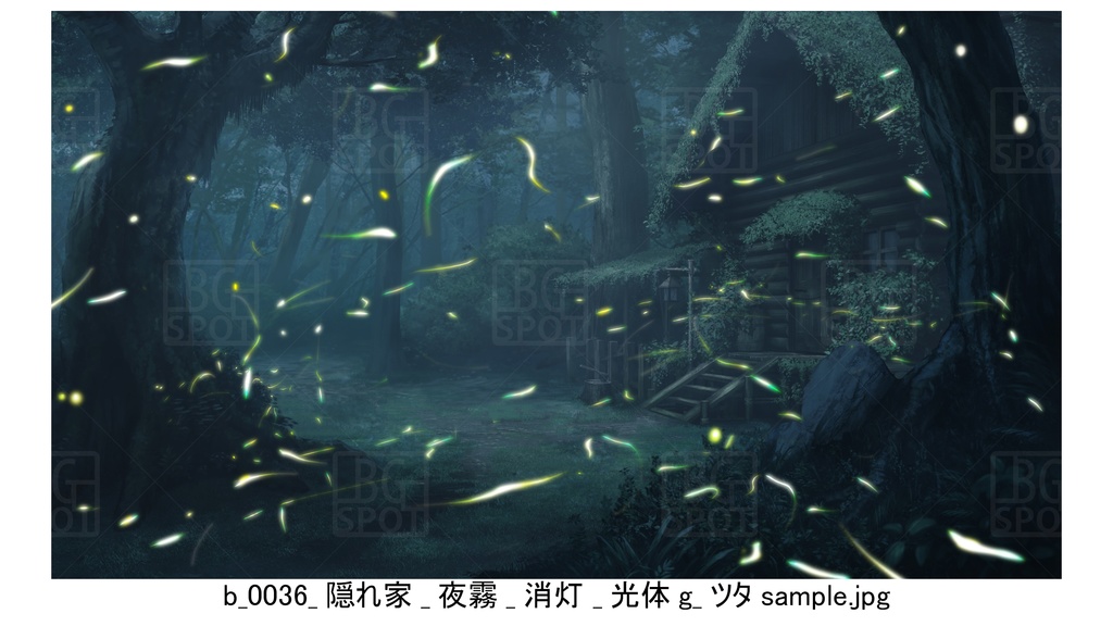 BG_ログハウス_ver1.5_賢者の隠れ家_ツタ_霧