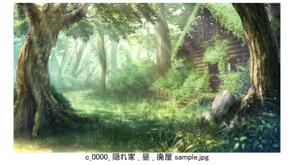BG_ログハウス_ver1.5_賢者の隠れ家_廃屋＿通常