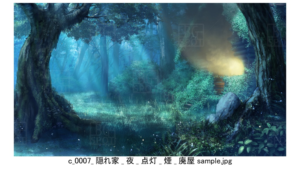 BG_ログハウス_ver1.5_賢者の隠れ家_廃屋_通常