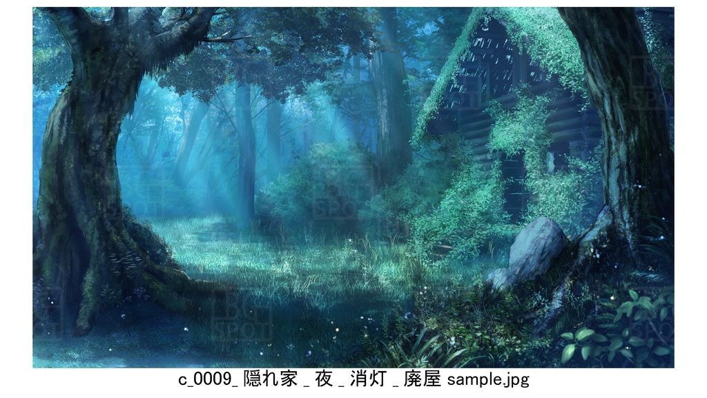 BG_ログハウス_ver1.5_賢者の隠れ家_廃屋_通常