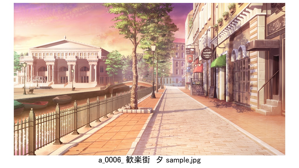 a歓楽街【BG_ファンタジーな歓楽街ver1.0】