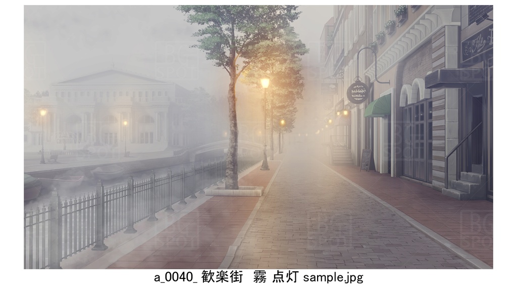 a歓楽街【BG_ファンタジーな歓楽街ver1.0】