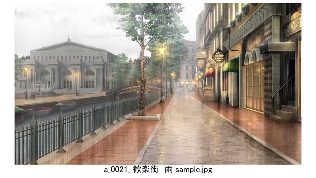 a歓楽街【BG_ファンタジーな歓楽街ver1.0】