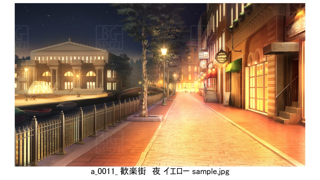 a歓楽街【BG_ファンタジーな歓楽街ver1.0】