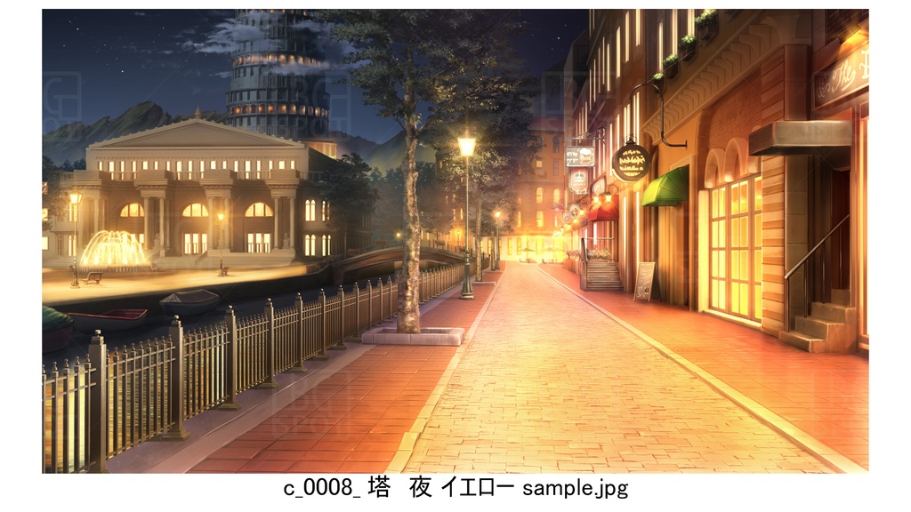 c塔【BG_ファンタジーな歓楽街ver1.0】