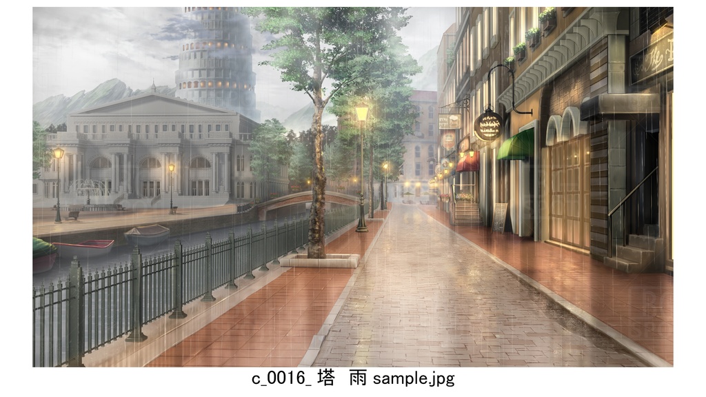 c塔【BG_ファンタジーな歓楽街ver1.0】