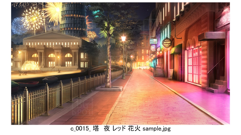 c塔【BG_ファンタジーな歓楽街ver1.0】