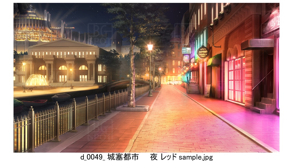 d城塞都市【BG_ファンタジーな歓楽街ver1.0】