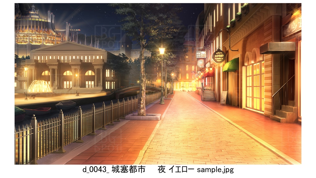 d城塞都市【BG_ファンタジーな歓楽街ver1.0】