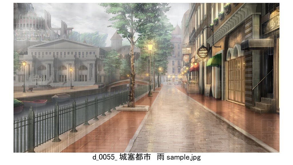 d城塞都市【BG_ファンタジーな歓楽街ver1.0】