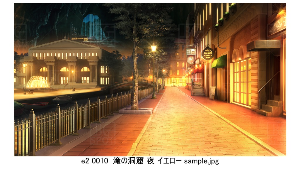 e2滝の洞窟【BG_ファンタジーな歓楽街ver1.0】
