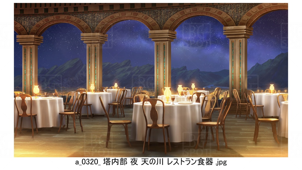 レストラン 展望デッキ 塔内部