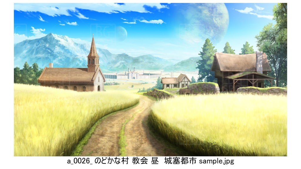 のどかな村_収穫前