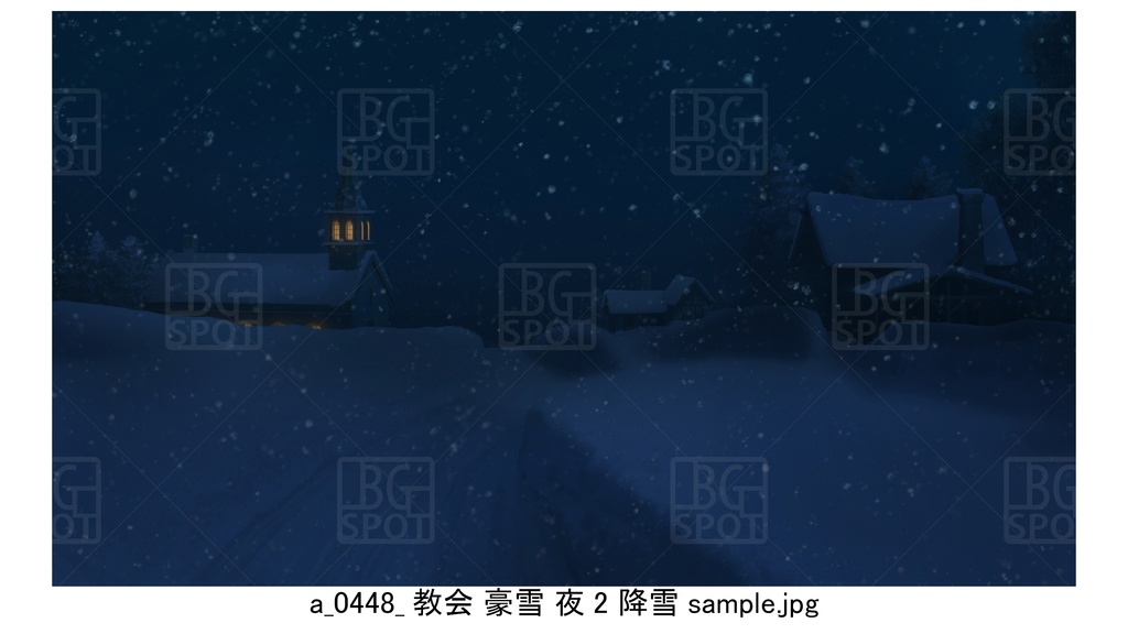 のどかな村_豪雪地帯