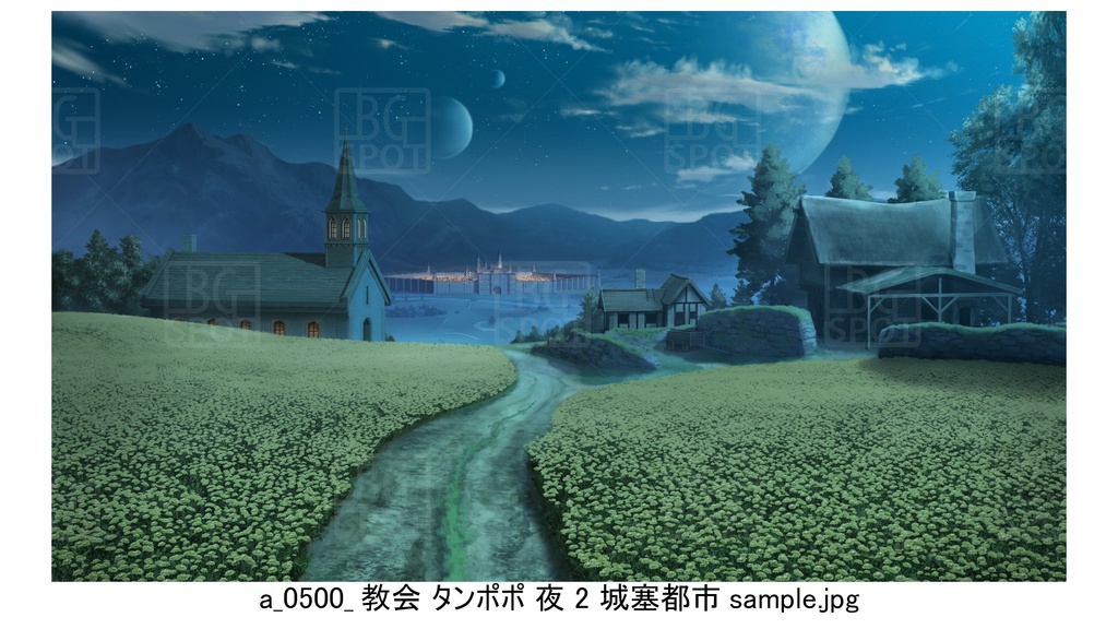 のどかな村_タンポポ