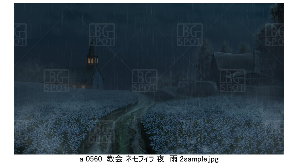 のどかな村_ネモフィラ