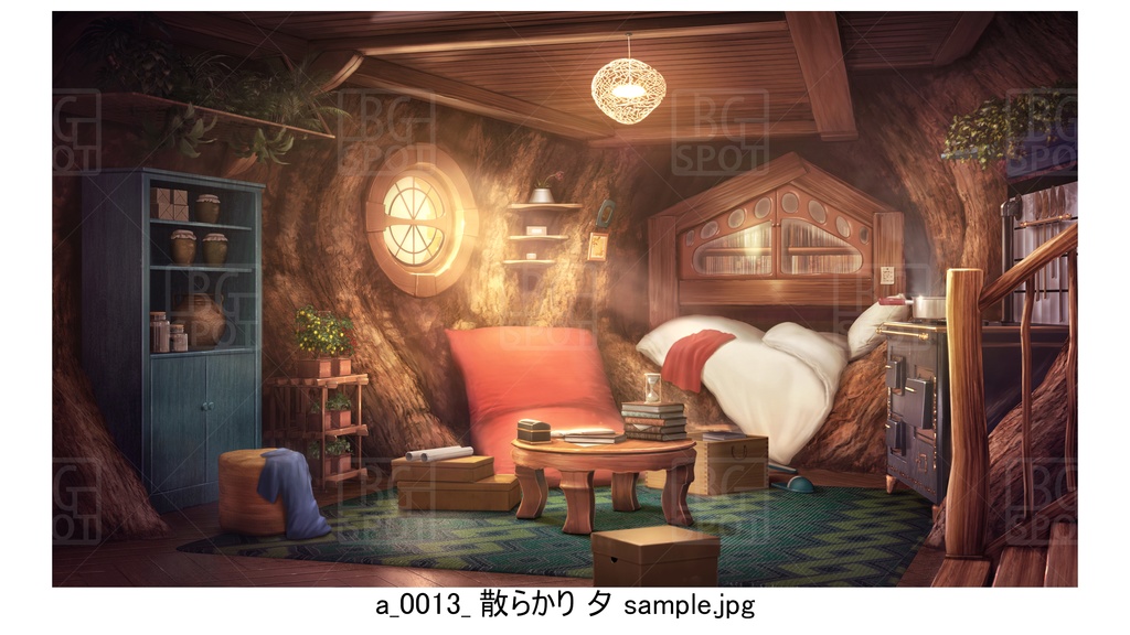 🖼️ 個別販売【巨大樹の部屋】a_散らかり