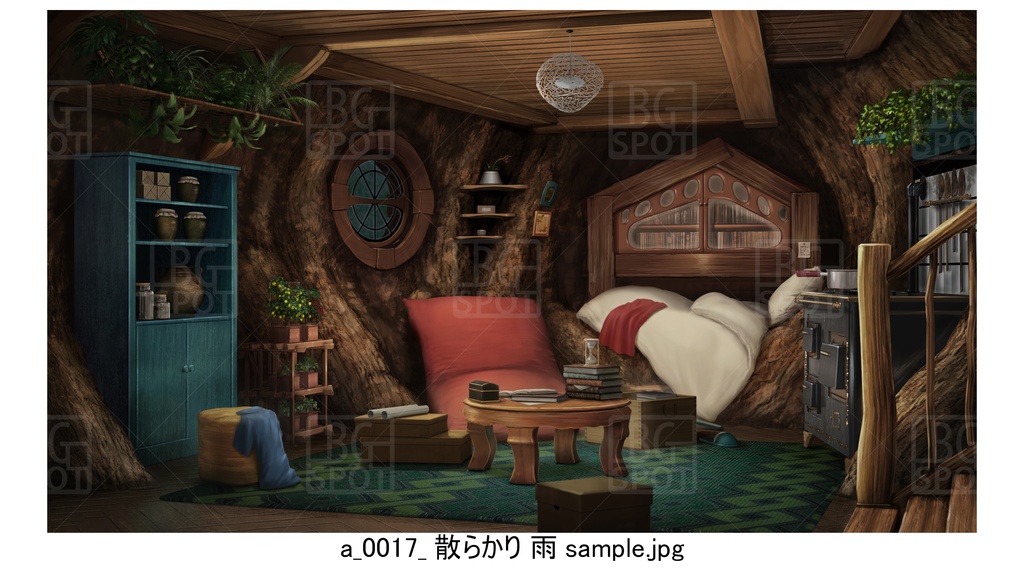 🖼️ 個別販売【巨大樹の部屋】a_散らかり