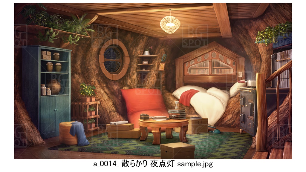 🖼️ 個別販売【巨大樹の部屋】a_散らかり