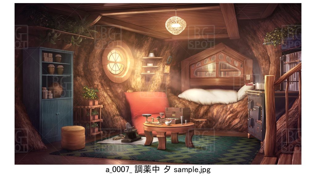 🖼️ 個別販売【巨大樹の部屋】a_調薬中