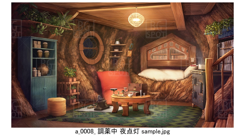 🖼️ 個別販売【巨大樹の部屋】a_調薬中