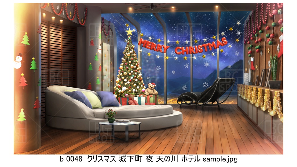 ホテル クリスマスバージョン③【水中・雲海・樹海・城下町】