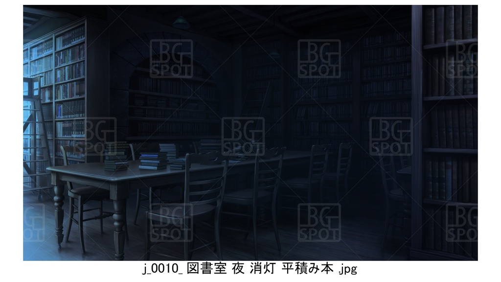 j_図書室 平積み本 【魔法使いの部屋と魔法道具屋ver2.0】