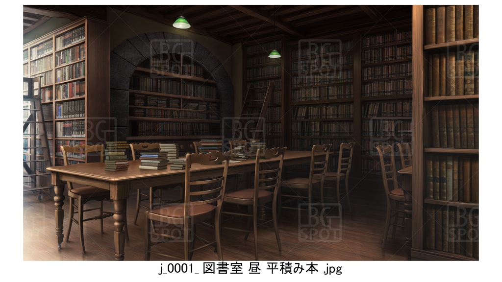 j_図書室 平積み本 【魔法使いの部屋と魔法道具屋ver2.0】