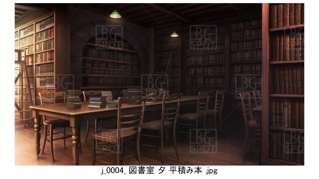 j_図書室 平積み本 【魔法使いの部屋と魔法道具屋ver2.0】