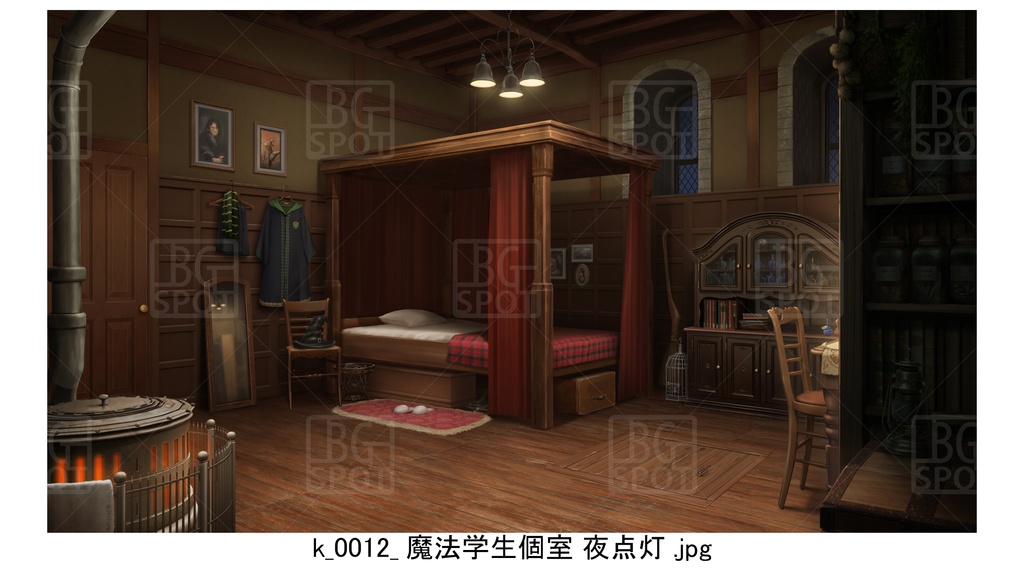 k_魔法学生個室【魔法使いの部屋と魔法道具屋ver2.0】