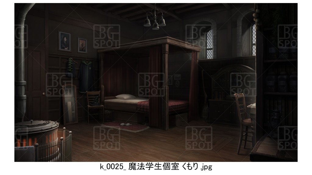 k_魔法学生個室【魔法使いの部屋と魔法道具屋ver2.0】