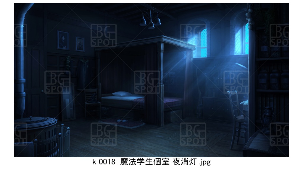 k_魔法学生個室【魔法使いの部屋と魔法道具屋ver2.0】