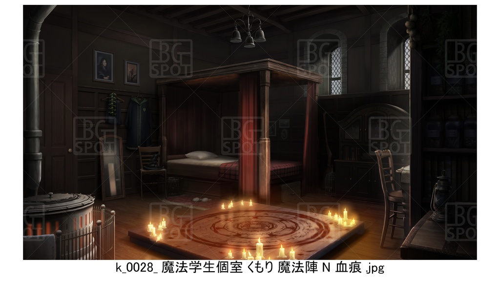 k_魔法学生個室 魔法陣【魔法使いの部屋と魔法道具屋ver2.0】