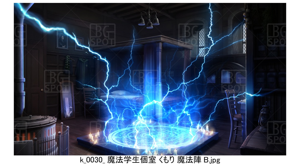 k_魔法学生個室 魔法陣【魔法使いの部屋と魔法道具屋ver2.0】