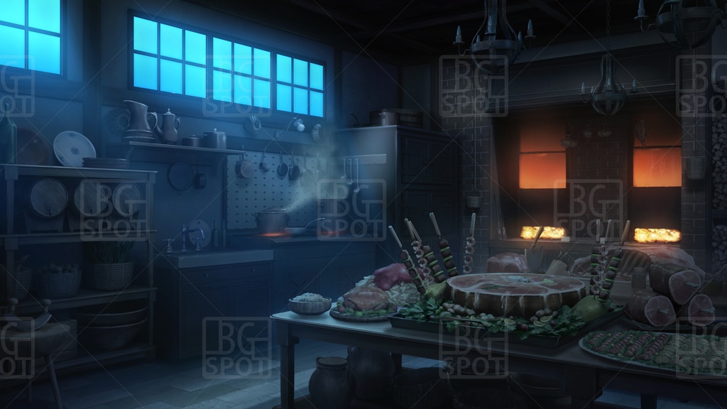 🗂️おまとめ版(フルセット)【BG_宿屋&ギルドのキッチン ver1.0】