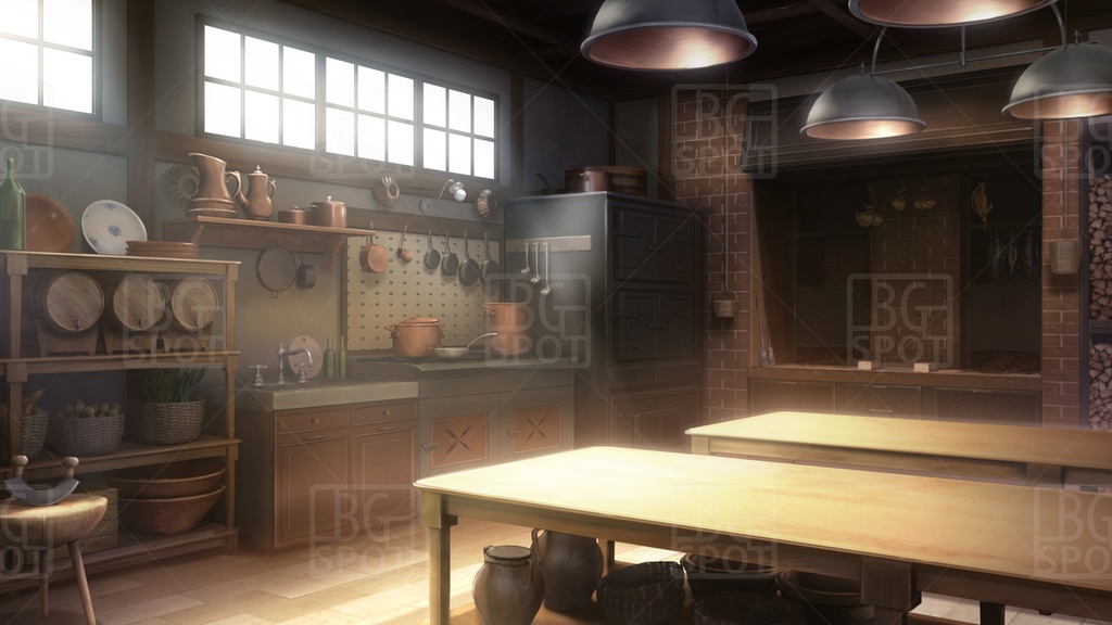 🗂️おまとめ版(フルセット)【BG_宿屋&ギルドのキッチン ver1.0】