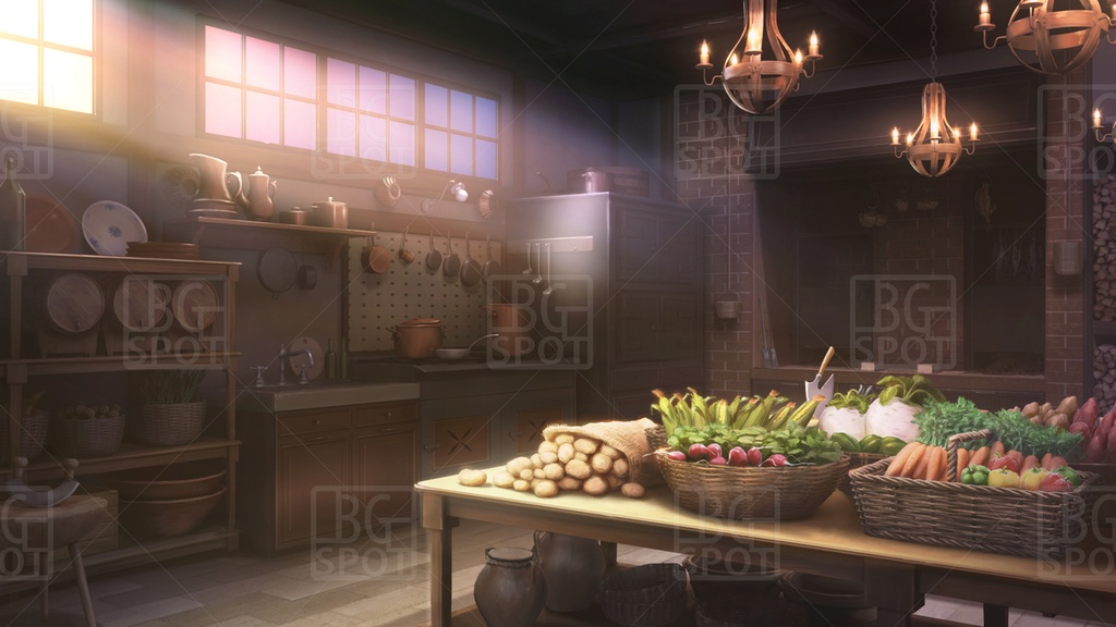 🗂️おまとめ版(フルセット)【BG_宿屋&ギルドのキッチン ver1.0】