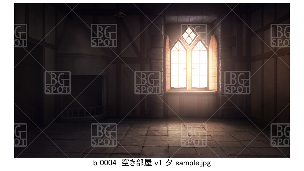 b_空き部屋【BG_中世の部屋(風呂と物置と研究室と武器庫)ver2.0】